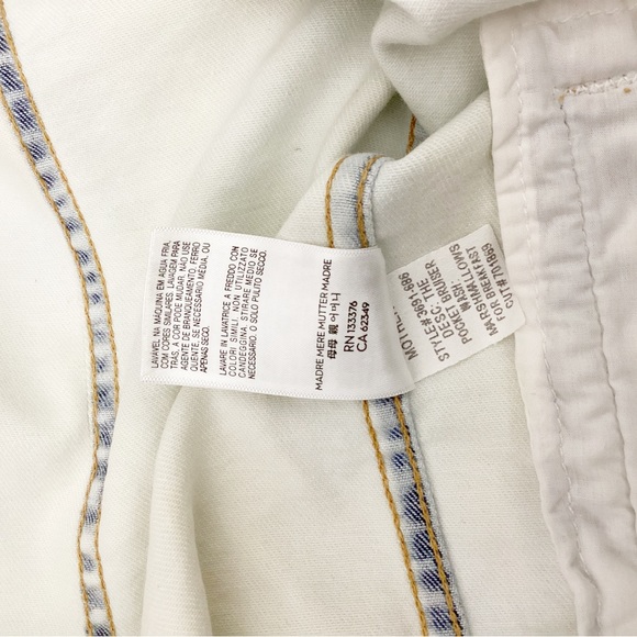 NWT MOTHER The Pocket Bruiser Light Wash Denim Jacket  Size S - Picture 12 of 14